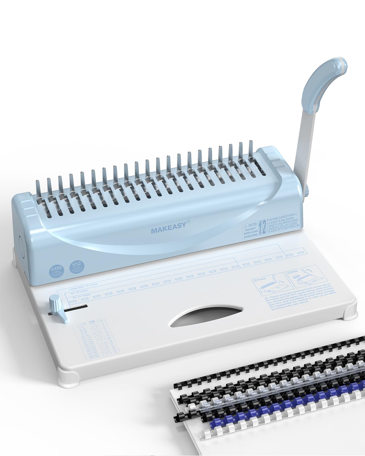 Amazon.com : MAKEASY Binding Machine, 21-Hole, 450 Sheets
